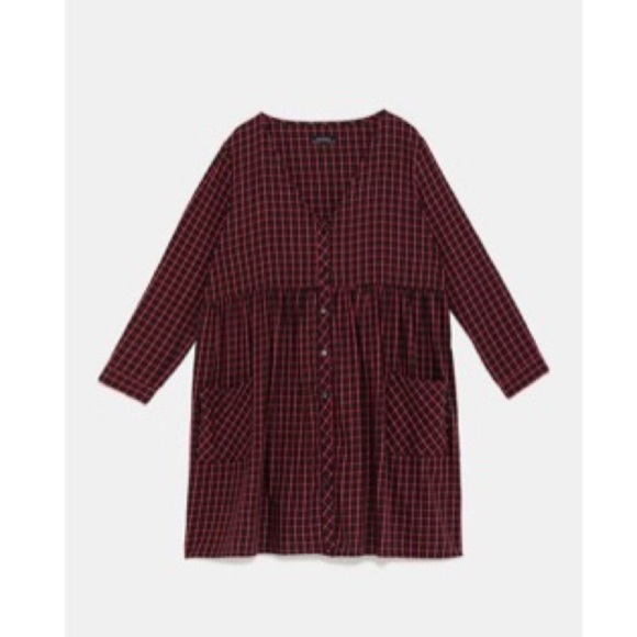 [Zara] Classic Check Dress - Picture 7 of 8